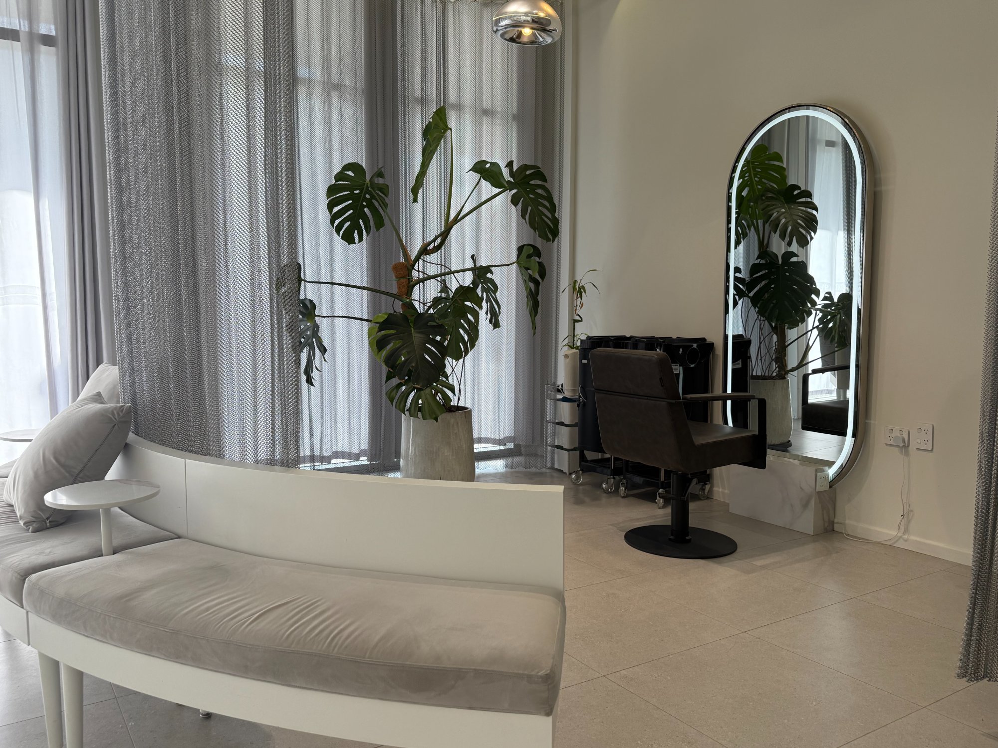 The private suite at milli Hair Salon